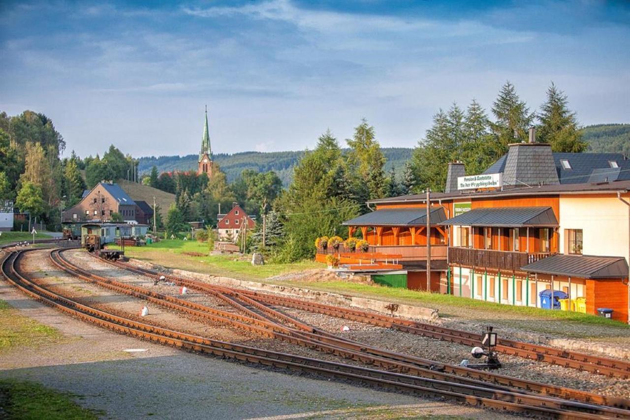 Pension An Der Erzgebirgsbahn Курорт Обервизенталь Экстерьер фото